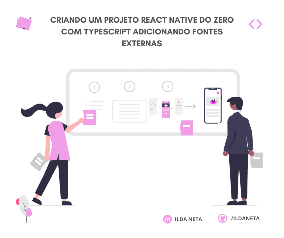 Creating a React Native project from scratch with Typescript adding external fonts - Part I
